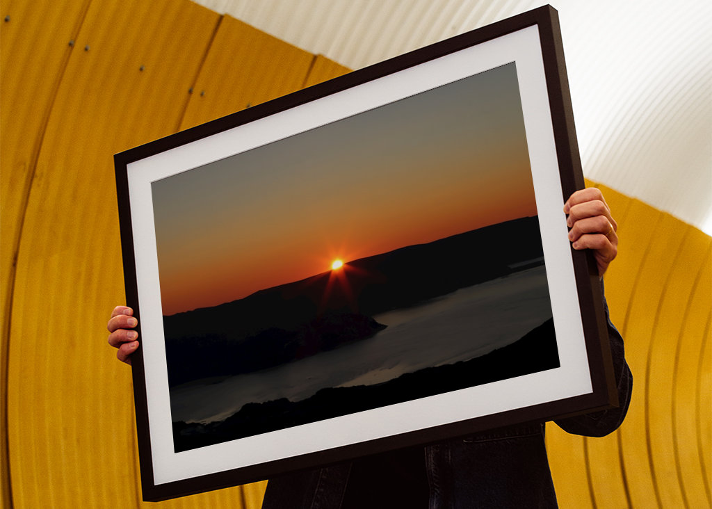 Mitternachtssonne über dem Nordkap