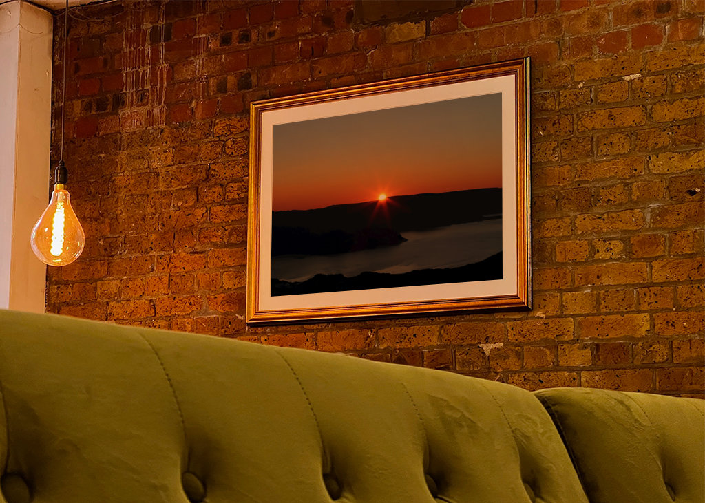 Mitternachtssonne über dem Nordkap