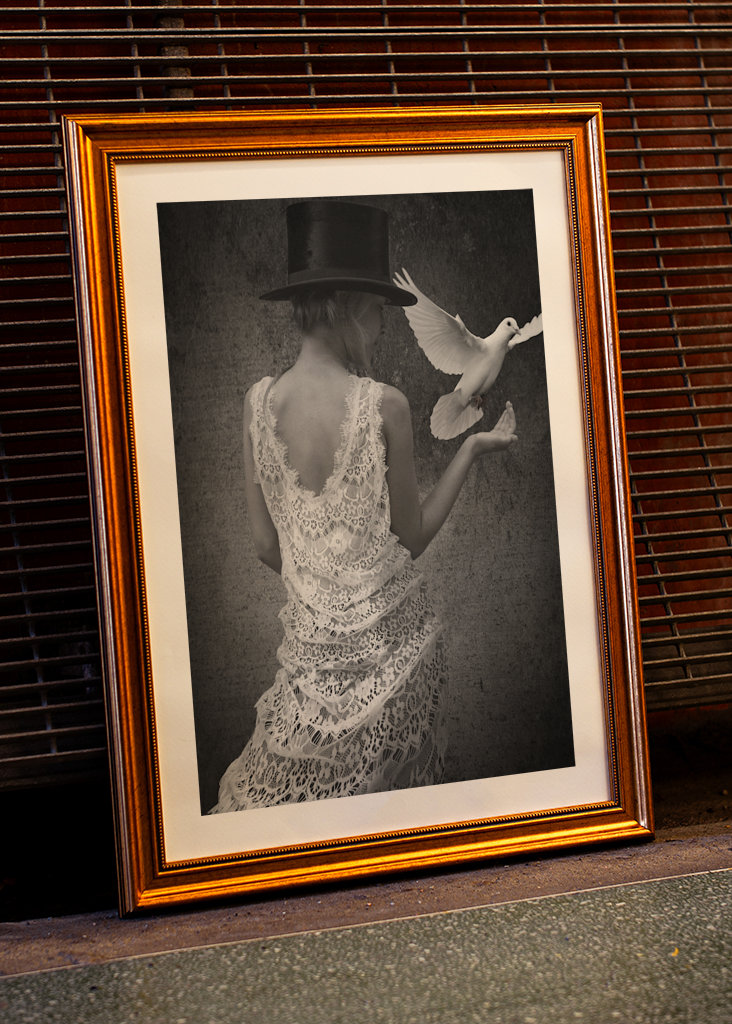 Das Mädchen und die Taube