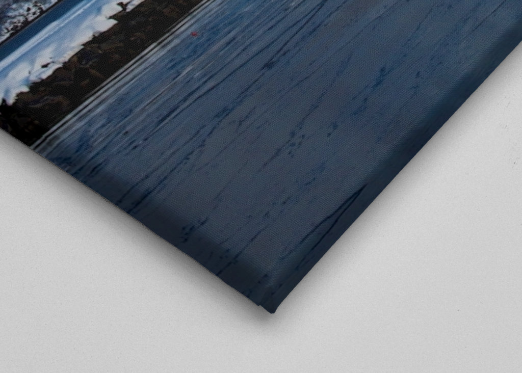 Auf einem Pier auf den Lofoten