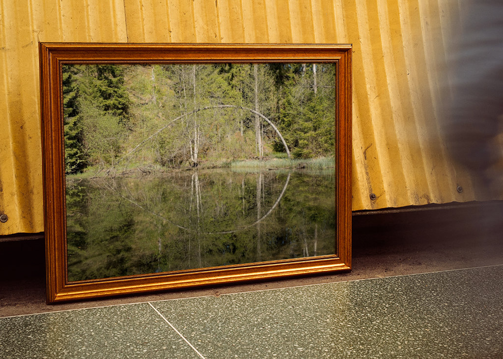 Der Kreis an den Fischteichen