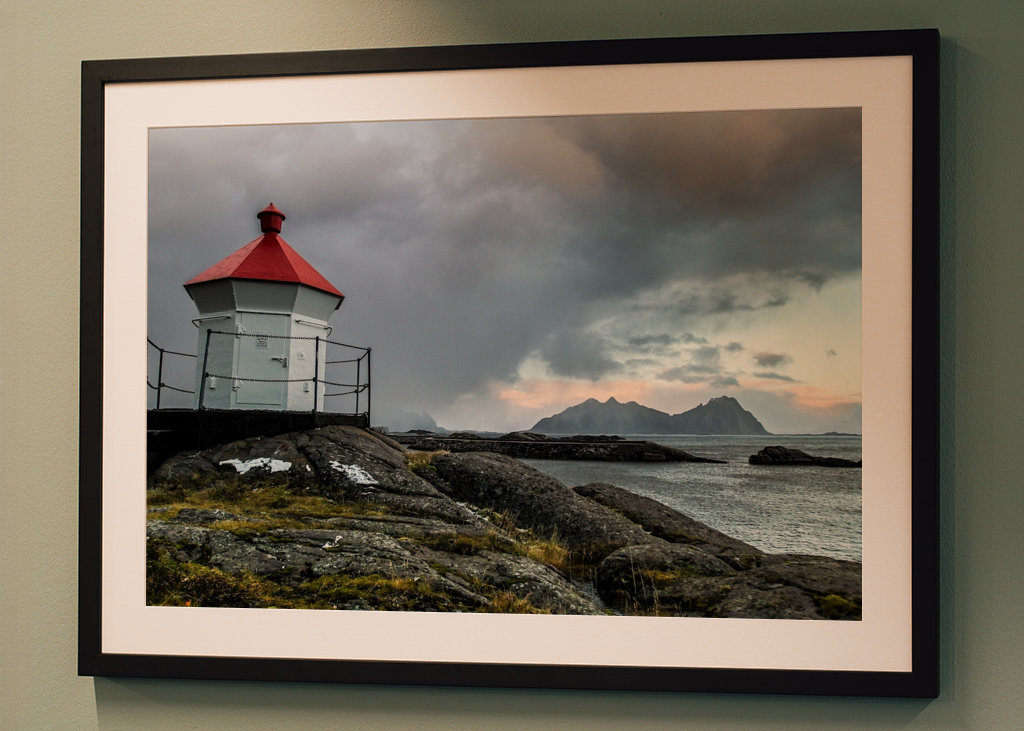 Maják ve městě Svolvær