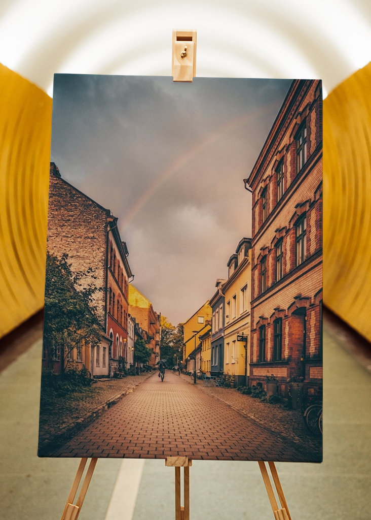 En regnbåge över Gamla Väster