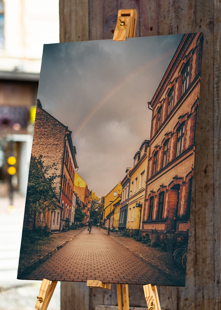 En regnbåge över Gamla Väster