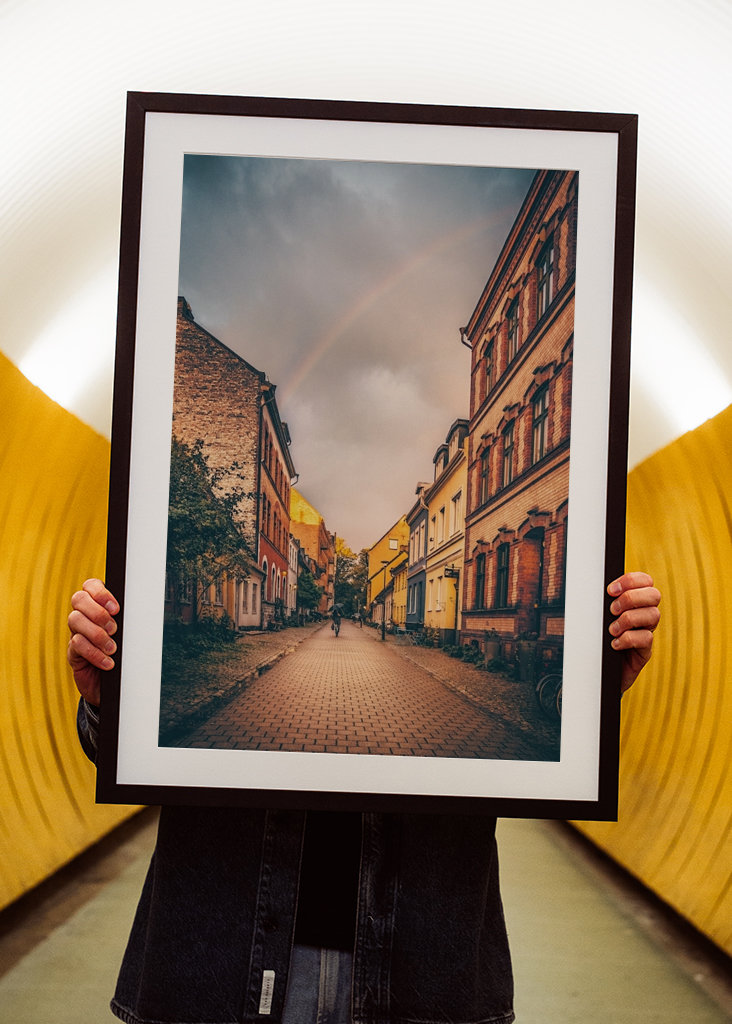 En regnbåge över Gamla Väster