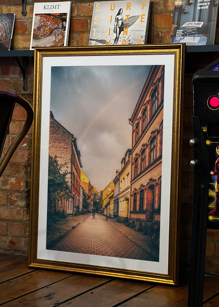 En regnbåge över Gamla Väster