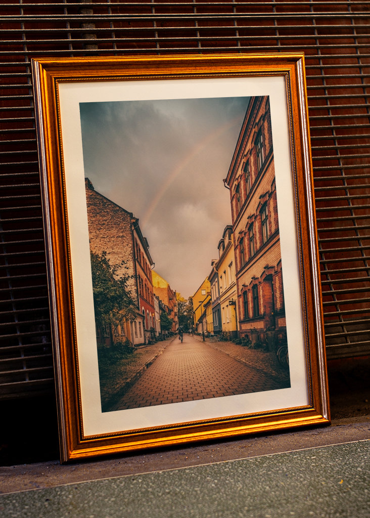 En regnbåge över Gamla Väster