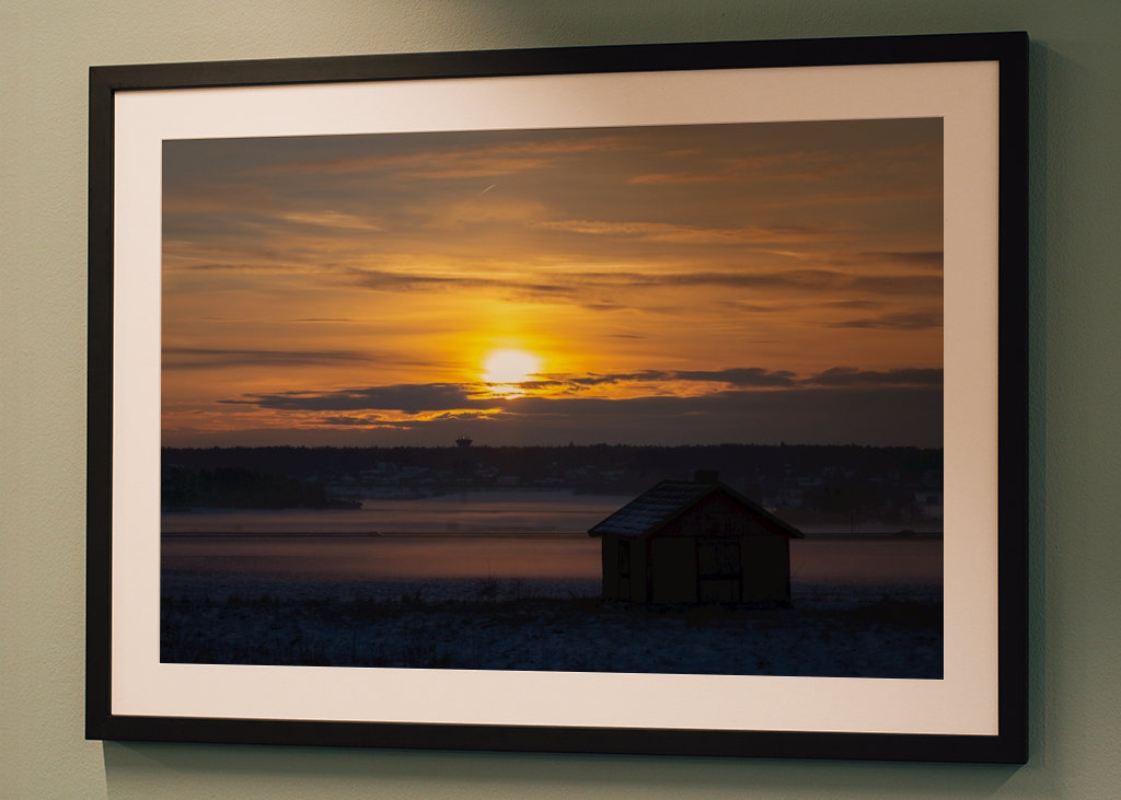 Sám v západu slunce