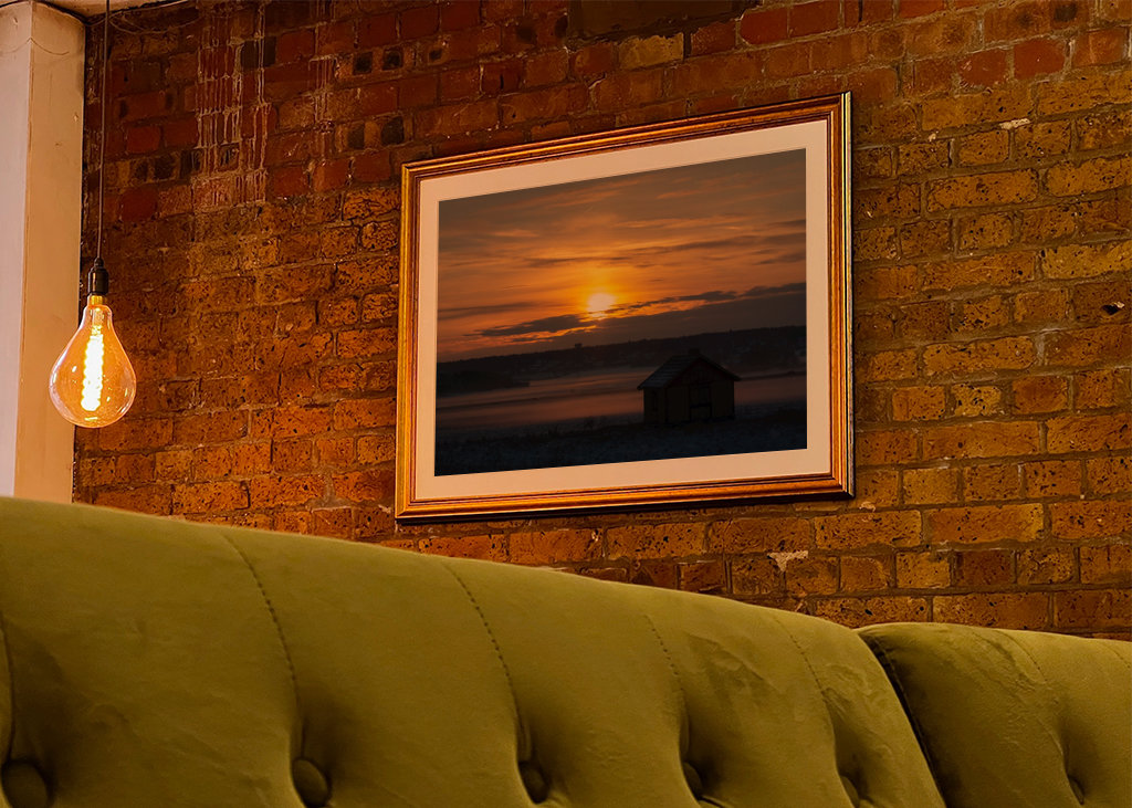 Sám v západu slunce