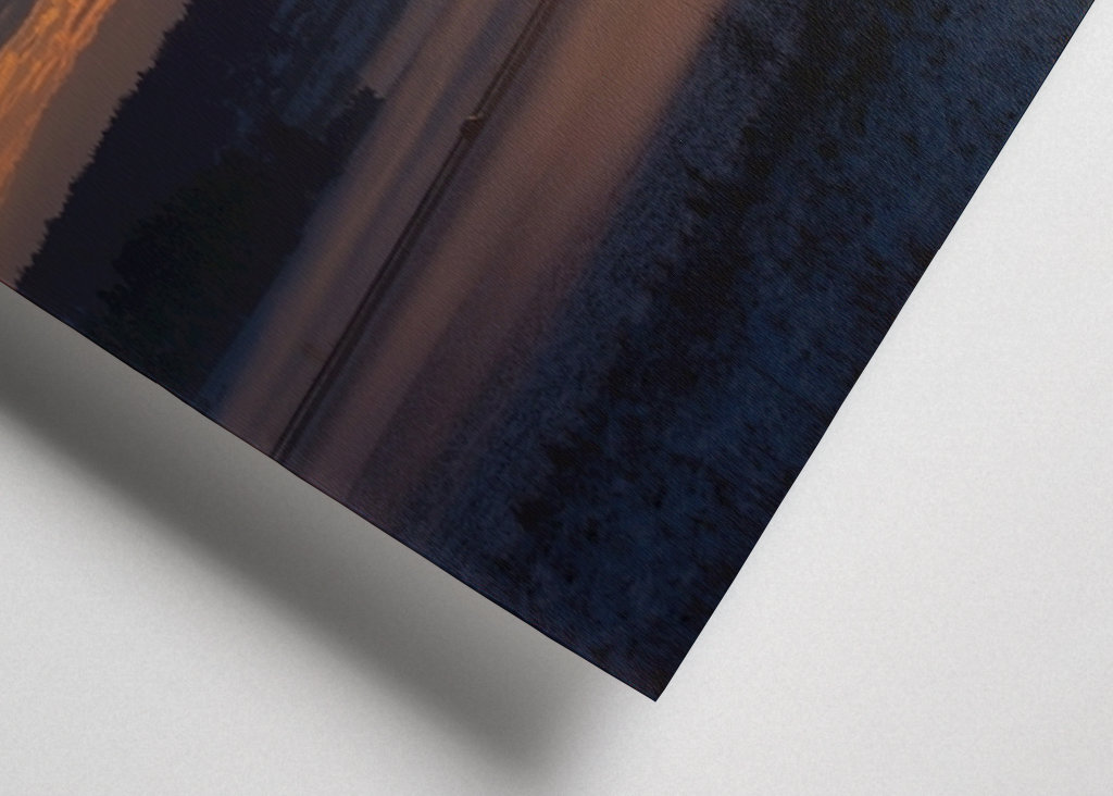 Sám v západu slunce