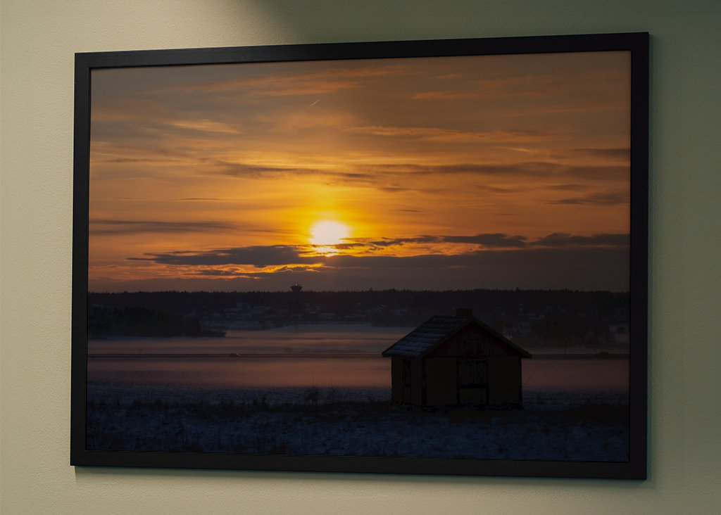 Sám v západu slunce