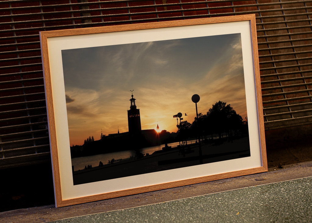 Pôr-do-sol na Câmara Municipal