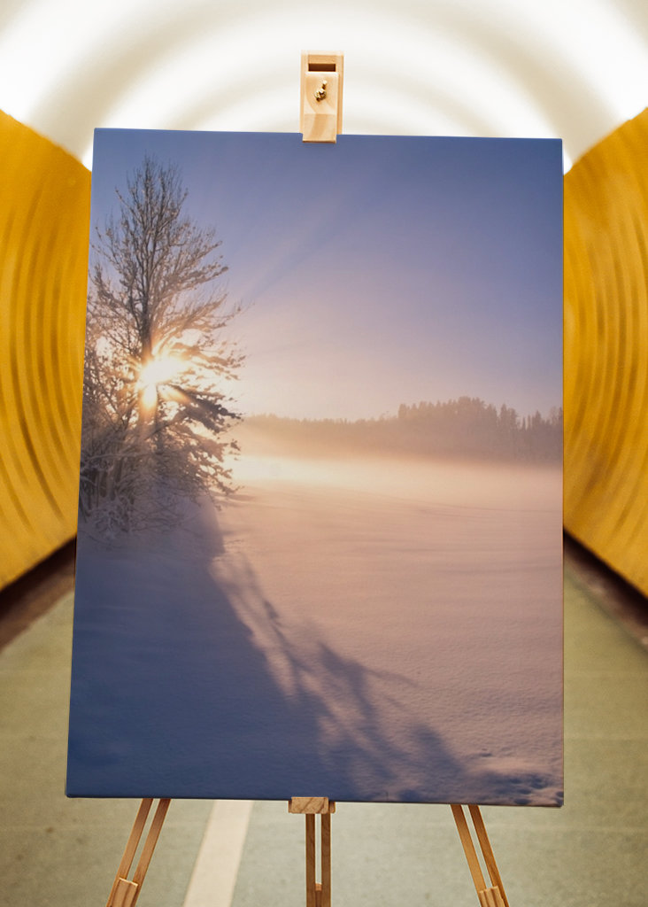 Norsk vinter när den är som vackrast