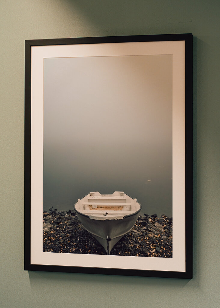 I väntan på att dimman lättar.