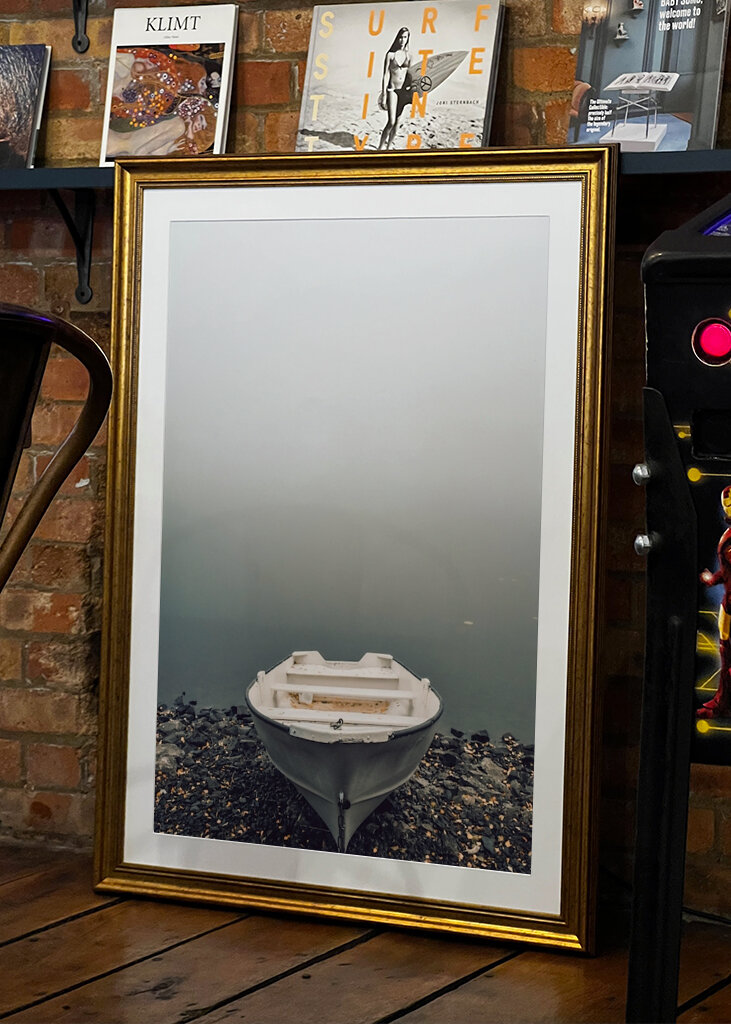 I väntan på att dimman lättar.