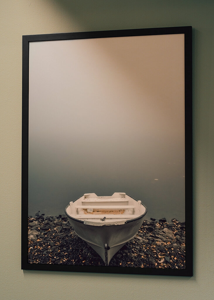 I väntan på att dimman lättar.