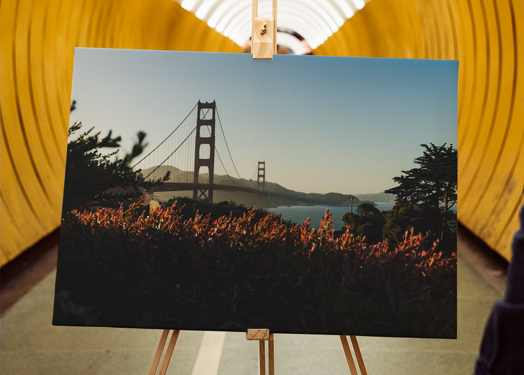 Golden Gate Bridge al tramonto