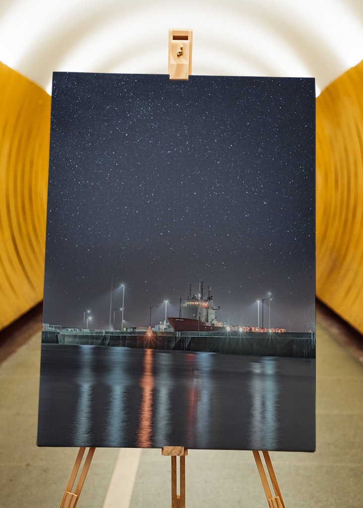 Western Harbour By Night