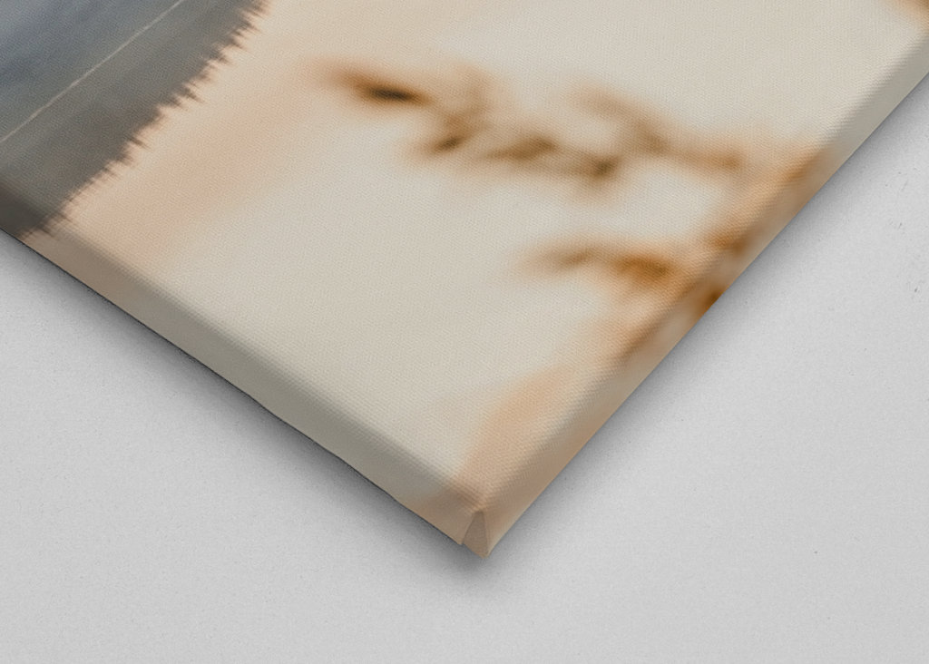 Mlhavý západ slunce