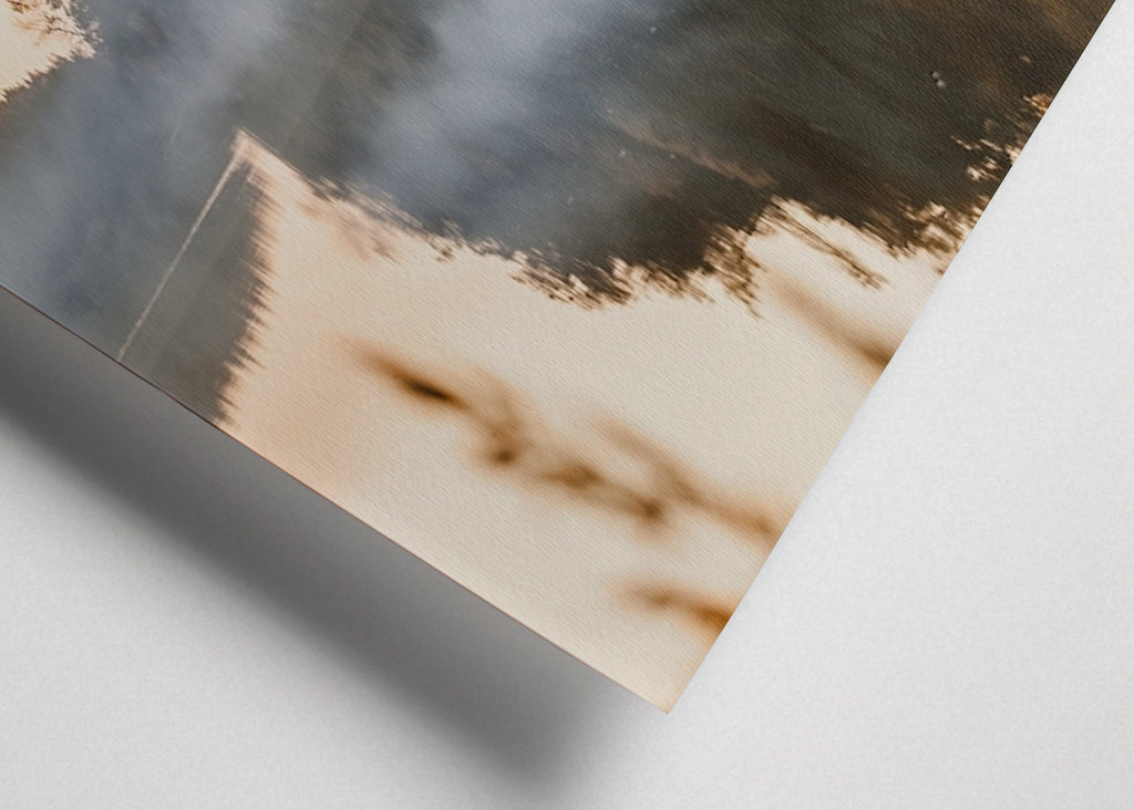 Mlhavý západ slunce