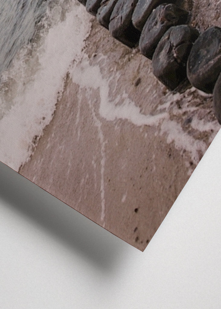 Groyne on the Baltic Sea beach