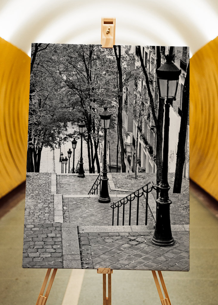 Treppen in Montmartre