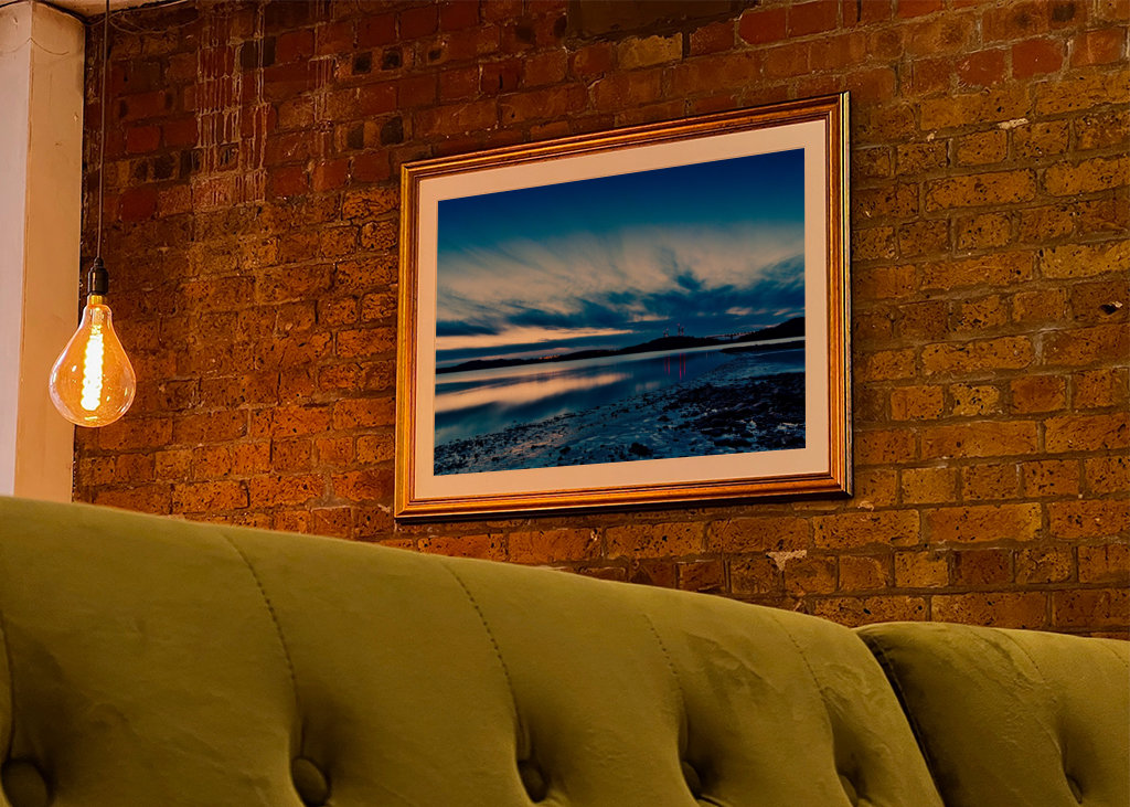 Crepúsculo nas pontes de Tjörn