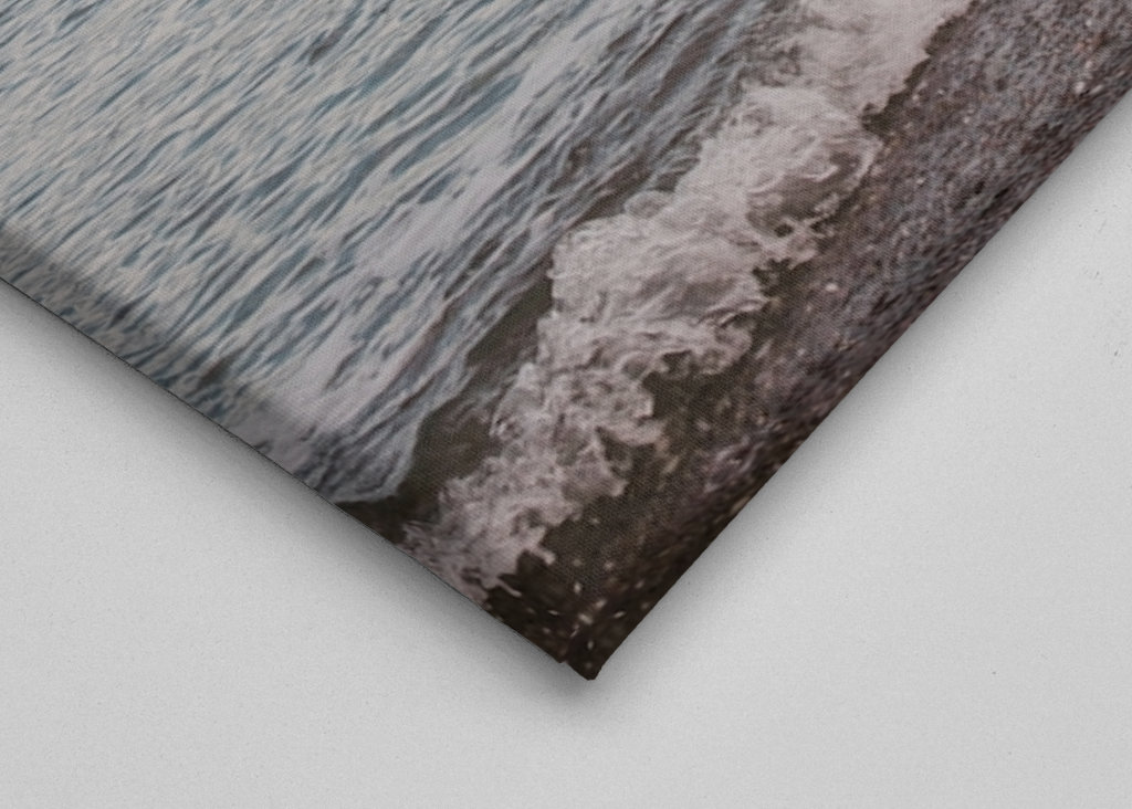 Baltic Sea beach with groynes