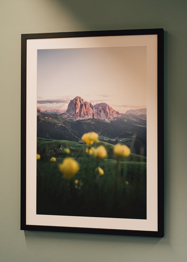 Alpenglühen in Gröden