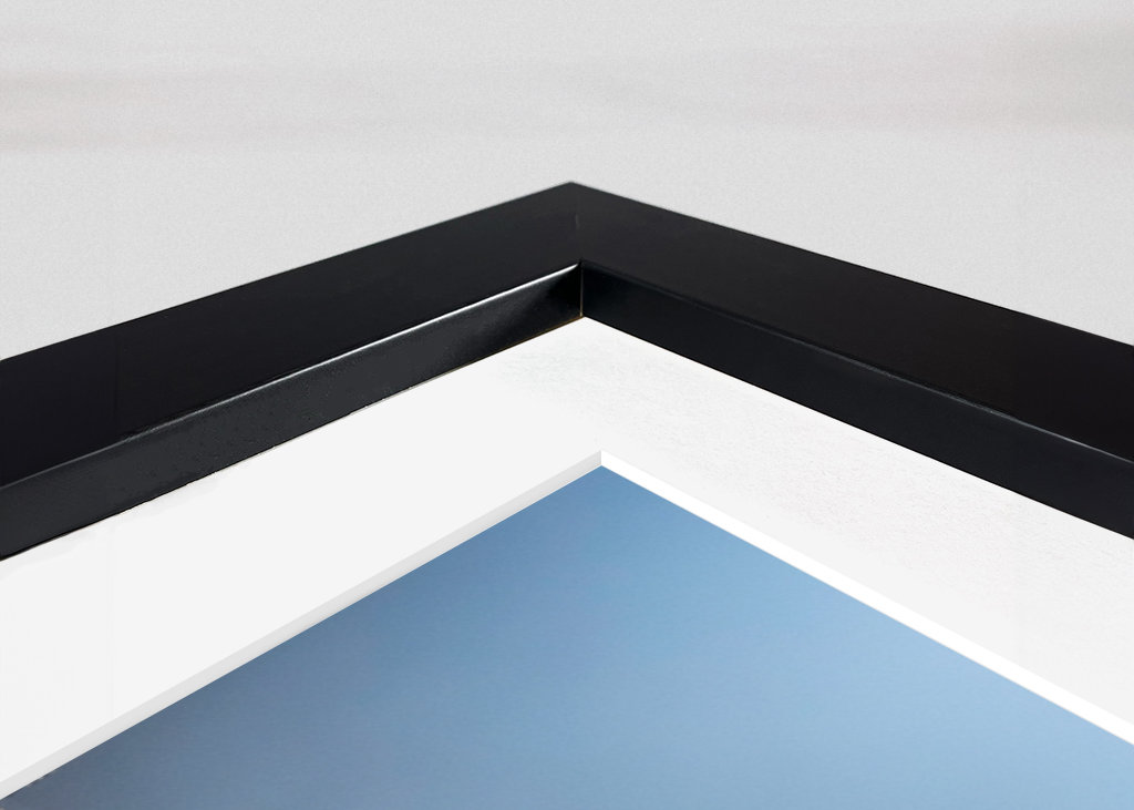 Huurteinen auringonlasku