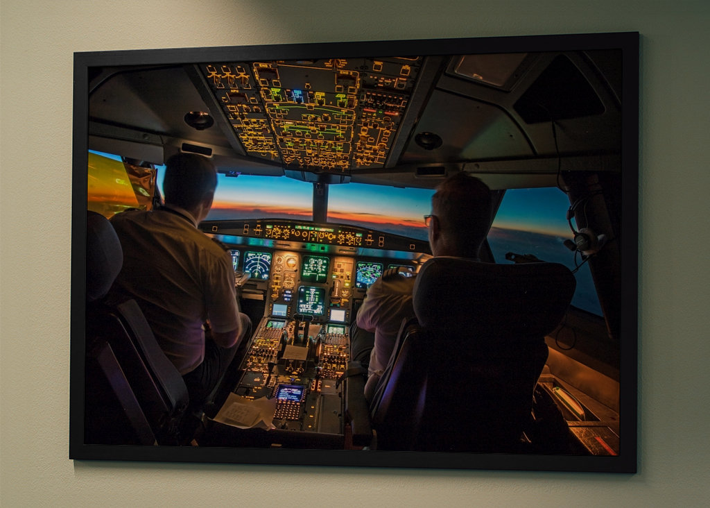 SAS Cockpit in an Airbus