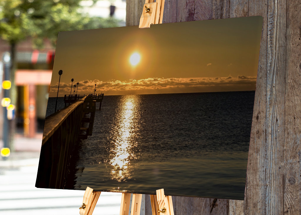 Západ slunce na pláži Skrea