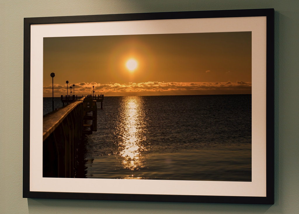 Západ slunce na pláži Skrea