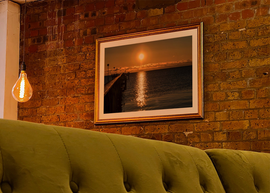 Západ slunce na pláži Skrea