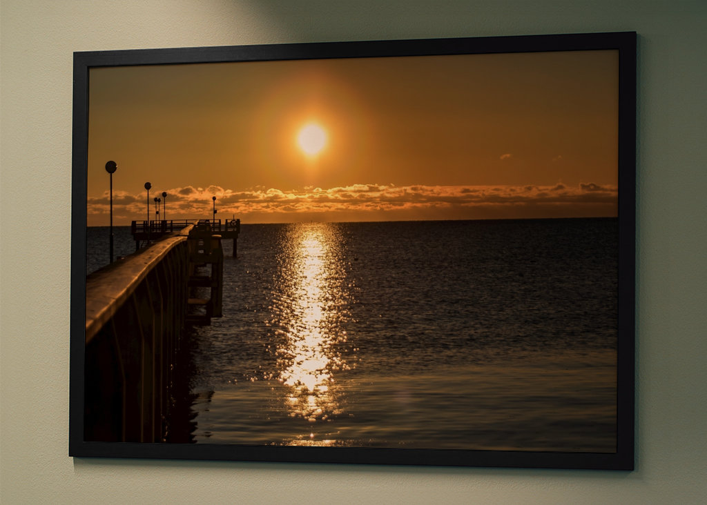 Západ slunce na pláži Skrea