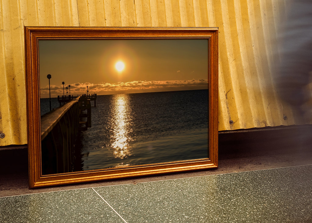 Západ slunce na pláži Skrea