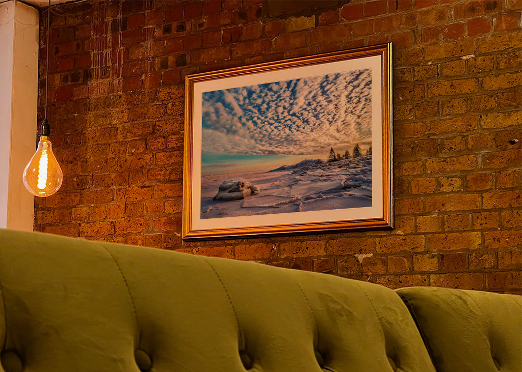 Luce invernale in riva al mare