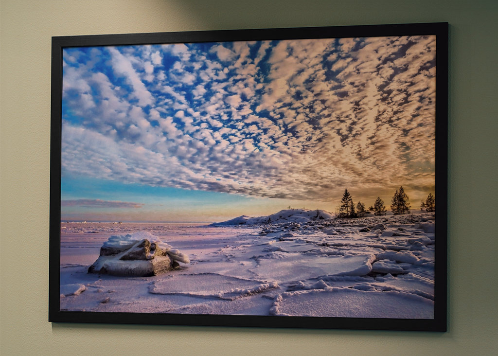 Luce invernale in riva al mare