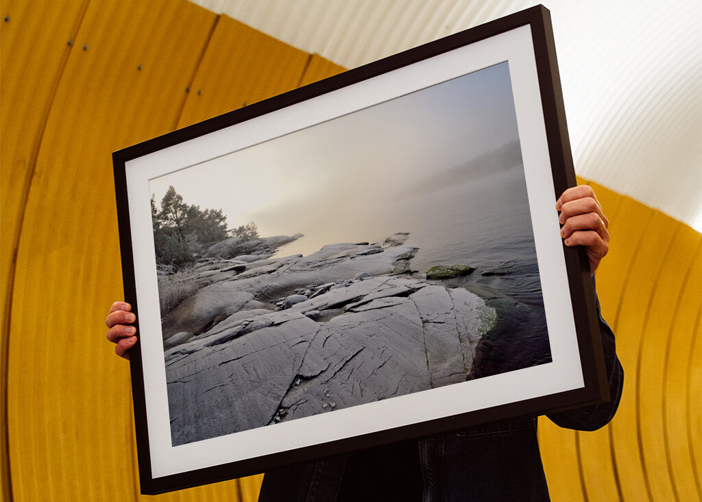 Mlha nad jezerem Vänern