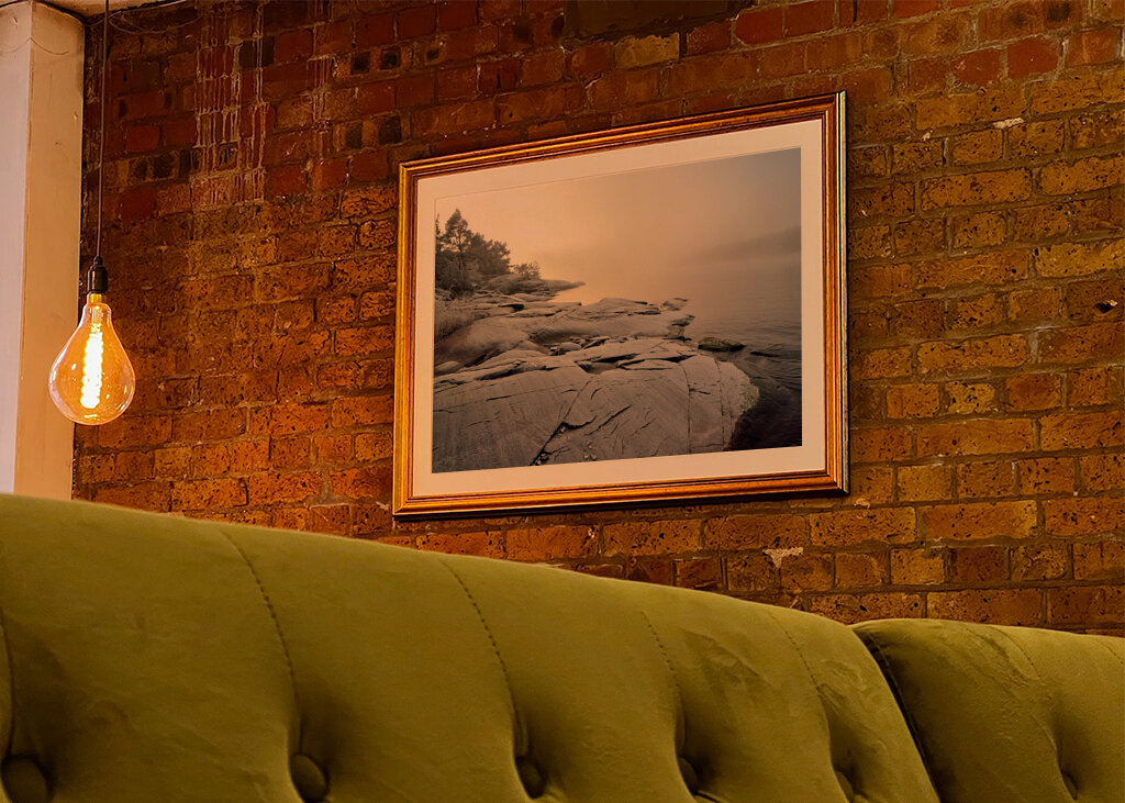 Mlha nad jezerem Vänern