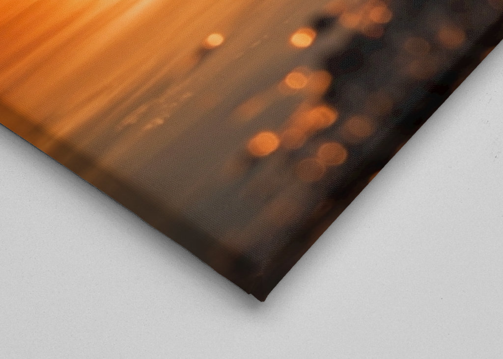 Fischer bei Sonnenuntergang