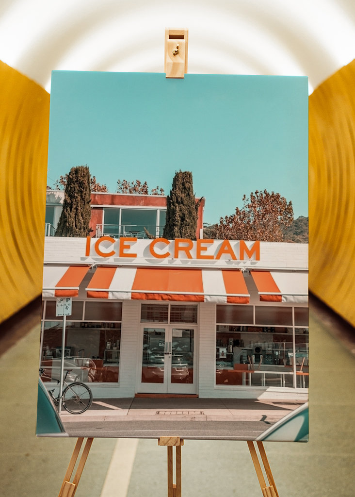 La crème glacée fond