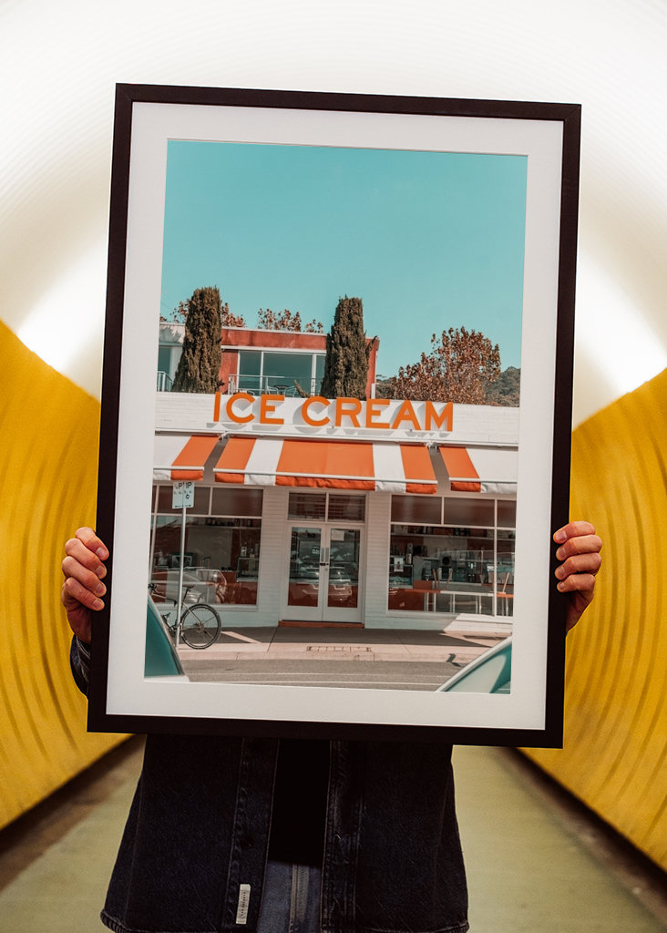 La crème glacée fond