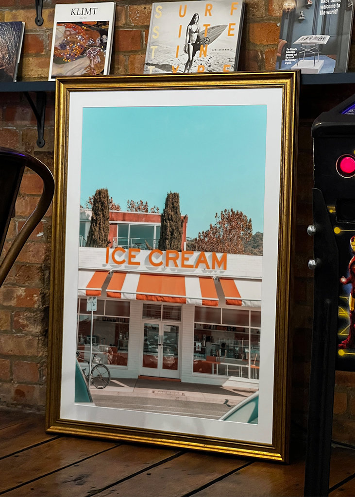 La crème glacée fond