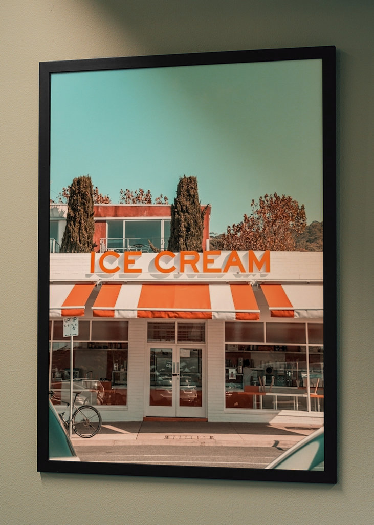 La crème glacée fond