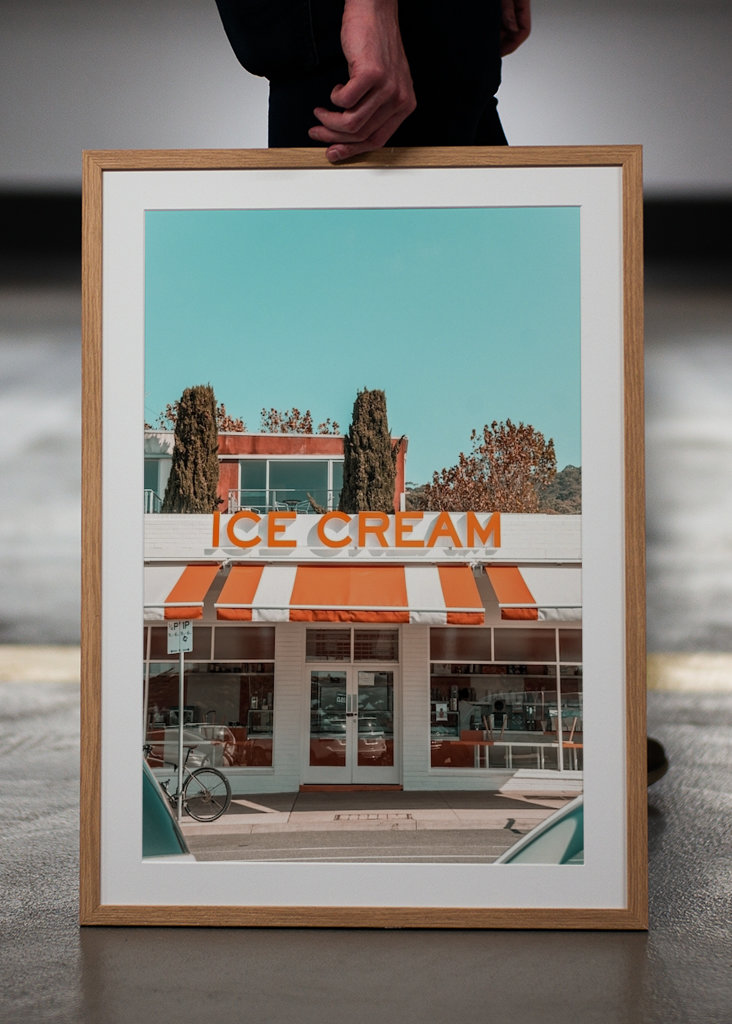 La crème glacée fond