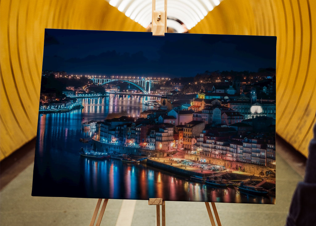 Die beleuchtete Stadt