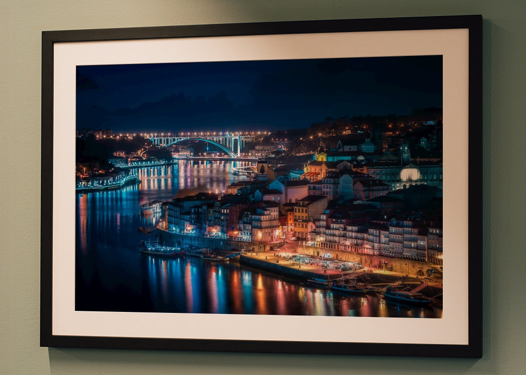 Die beleuchtete Stadt