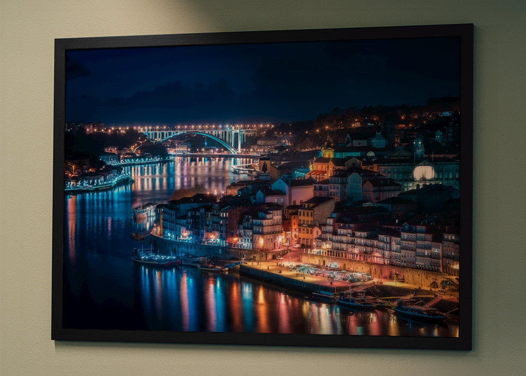 Die beleuchtete Stadt