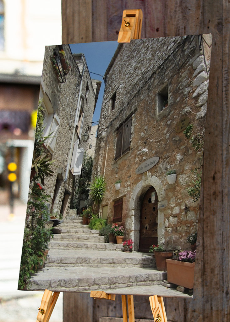 Lépcsőház a sikátorban